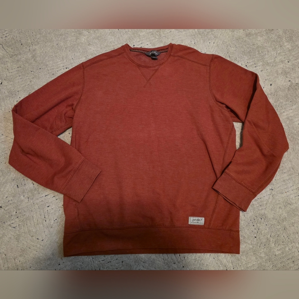 Womens Medium Eddie Bauer Solid Crewneck Sweatshirt